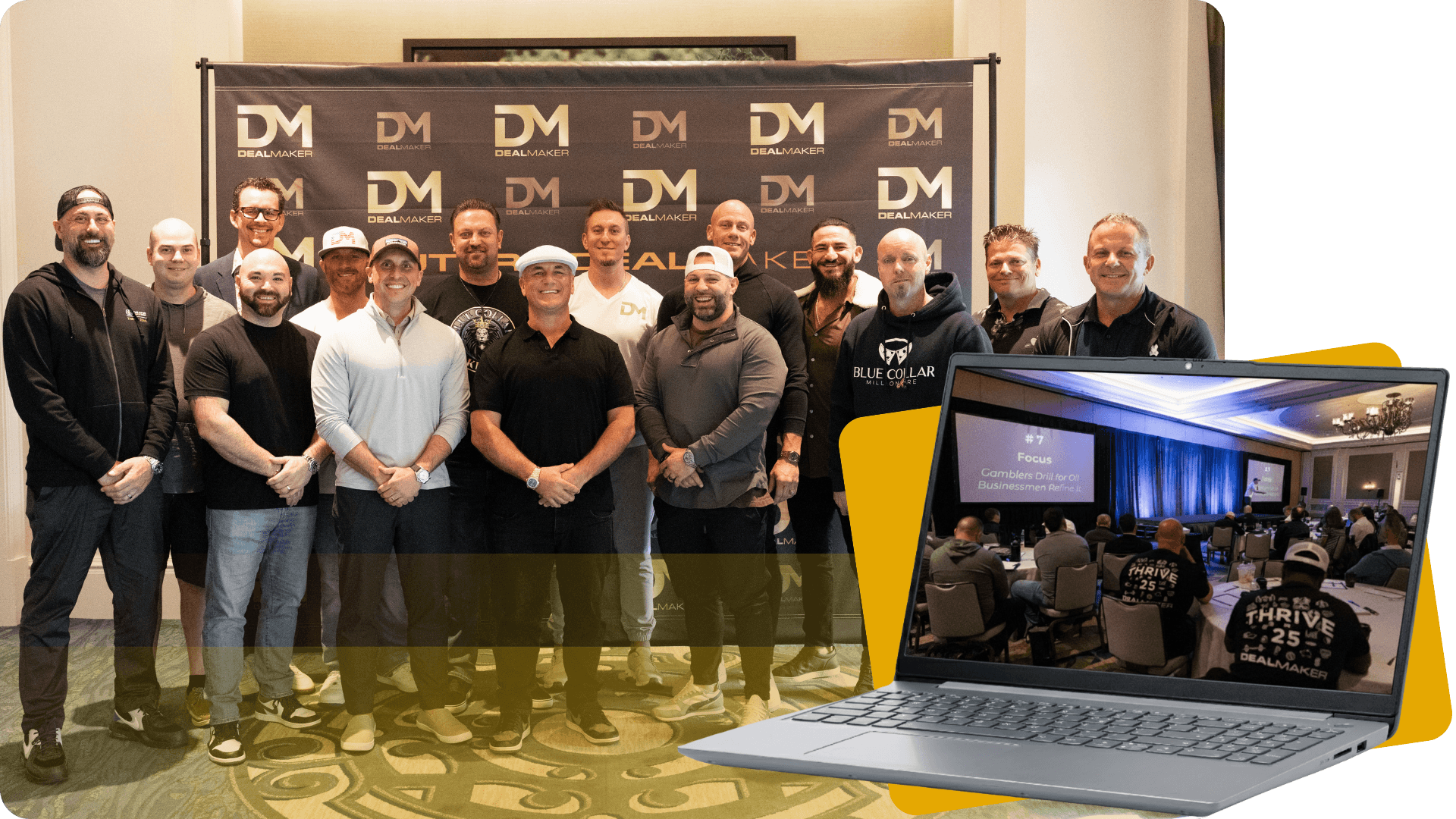DM Alliance members at a private event